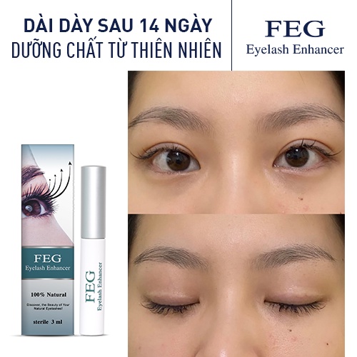 [CHÍNH-HÃNG] Dưỡng mi xanh FEG (FEG eyelash enhancer) Dưỡng mi dài dày cong với chiết xuất tự nhiên_3ml | BigBuy360 - bigbuy360.vn