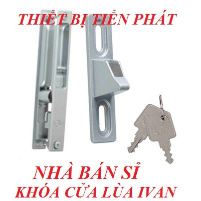 Ổ KHOÁ CỬA LÙA DÙNG CHO KÍNH, NHÔM, HÃNG IVAN - NEO CAO CẤP .