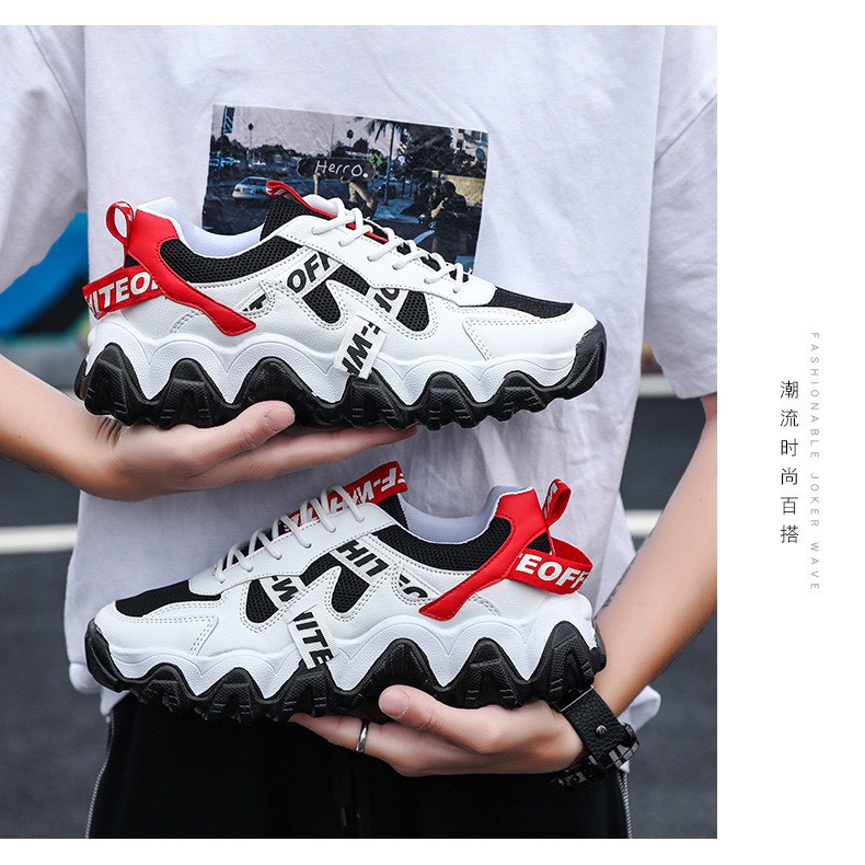 Giày sneaker nam Đế sóng Offwhiitee kiểu dáng thời trang