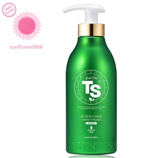 Dầu gội GOLD plus TS Shampoo 500ml, Ngăn ngừa rụng tóc, chống rụng tóc [sunflower1968] // Sản xuất tại Hàn Quốc