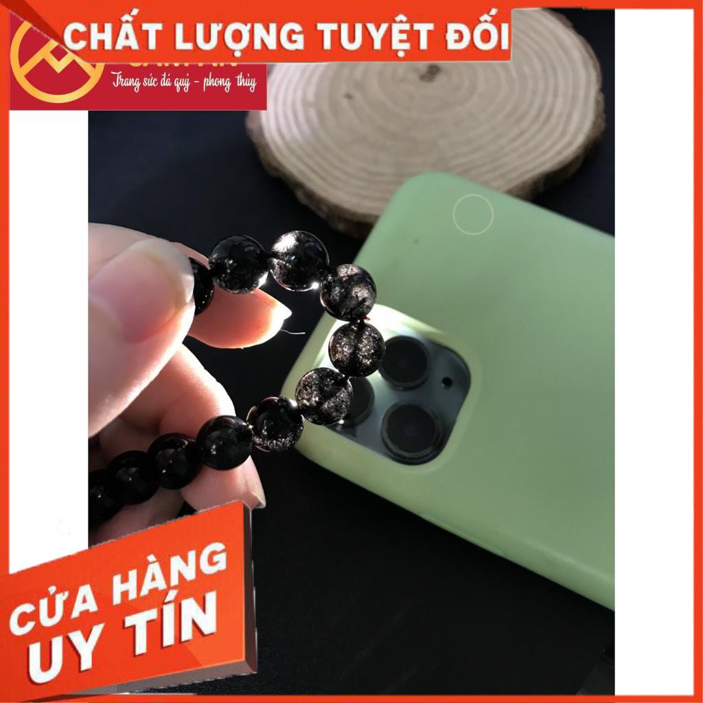 [ảnh thật - hàng xịn] Vòng Tay TOC Đen Cao Cấp KT10mm TD01