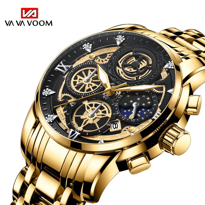 Đồng Hồ Nam Chính Hãng VAVA VOOM 2452 Thời Trang Cao Cấp Chống Nước Size 41mm