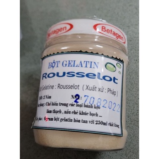 Bột Gelatin Rousselot Pháp 500g date 2025