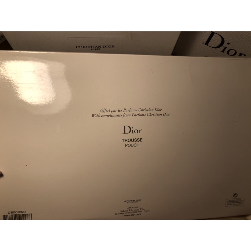 Dior gift makeup bag túi pouch quà tăng đựng đồ trang điểm skincare của hãng