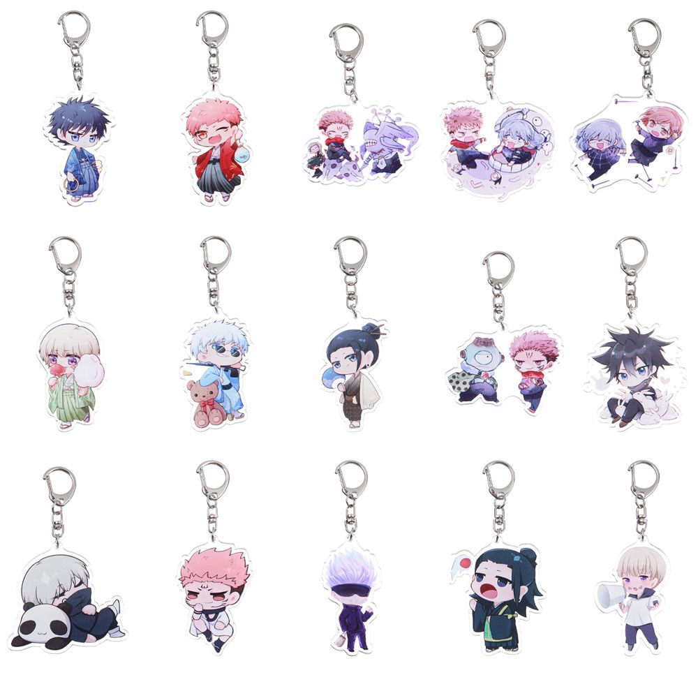 Móc Khóa Acrylic Họa Tiết Hoạt Hình Gojo Gofu Kuroe Dễ Thương