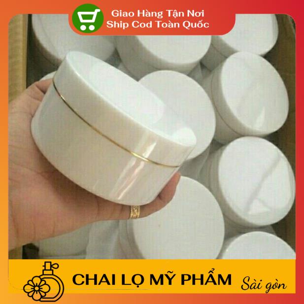 Hủ Đựng Kem ❤ SIÊU RẺ ❤ Hũ đựng kem body trắng đục 150g,200g , chai lọ mỹ phẩm , phụ kiện du lịch