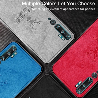  Xiaomi Mi Note 10 Lite Mi Note 10 Pro Case Deer Cloth Phone Case Soft Back Cover