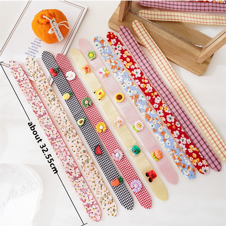 1pcs Cute Kids Velcro Headband Wash Face Hairband