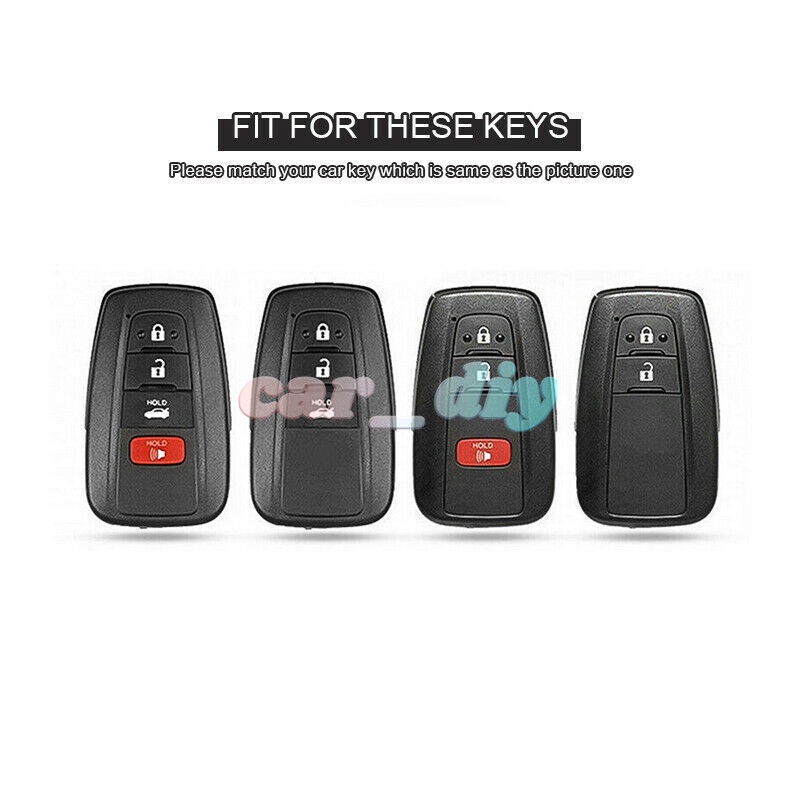 Vỏ TPU Bọc Chìa Khóa Xe Hơi Toyota Rav4 2021 Hybryd Camry 70 2020 Prado Corolla Sedan 2019