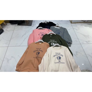 Áo nỉ sweter ko mũ siêu to siêu dày