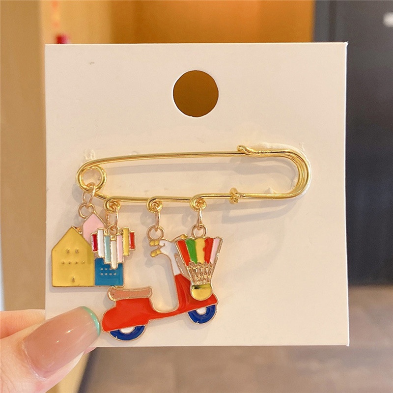 Ghim Cài Áo Hình Hoạt Hình Nhật Bản Dễ Thương Thời Trang Mùa Hè Cho Nữ