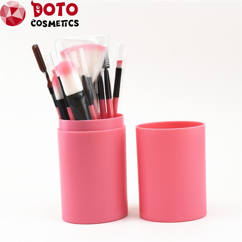 Set 12 Cọ Trang Điểm [SIÊU HOT] Tán Nền Phủ Phấn Đánh Mắt Khói Vẽ Mắt và Cọ Môi | BigBuy360 - bigbuy360.vn