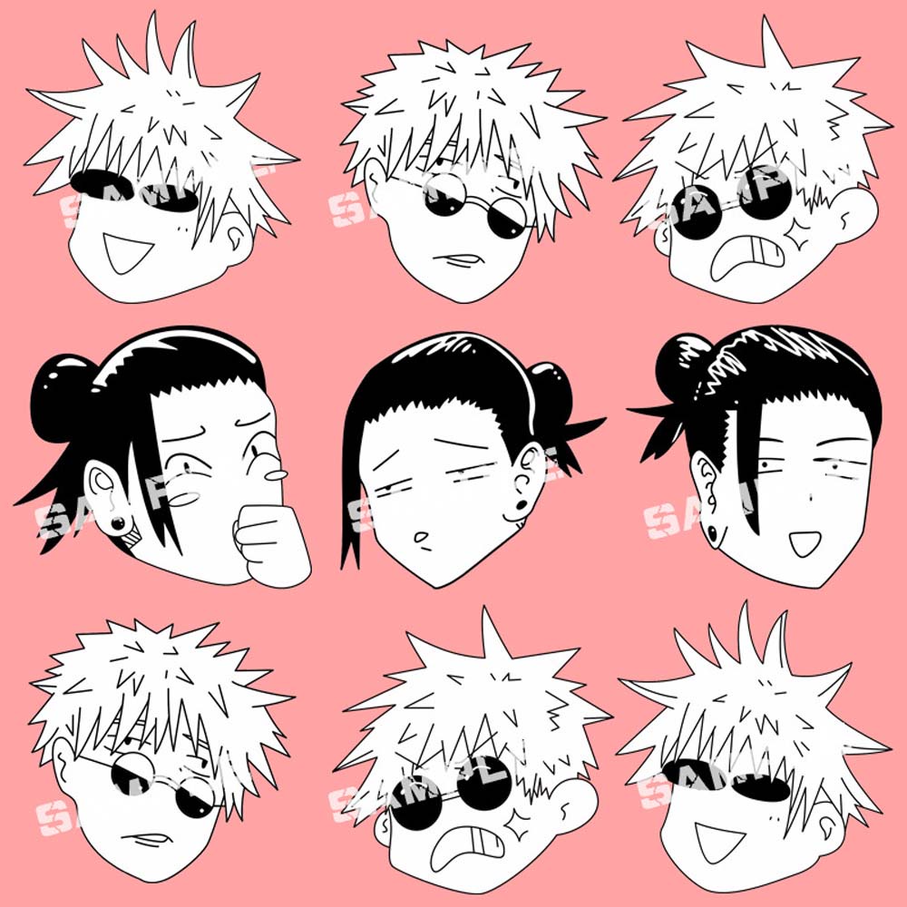 Móc Khóa Acrylic Họa Tiết Hoạt Hình 2life Jujutsu Kaisen Conju