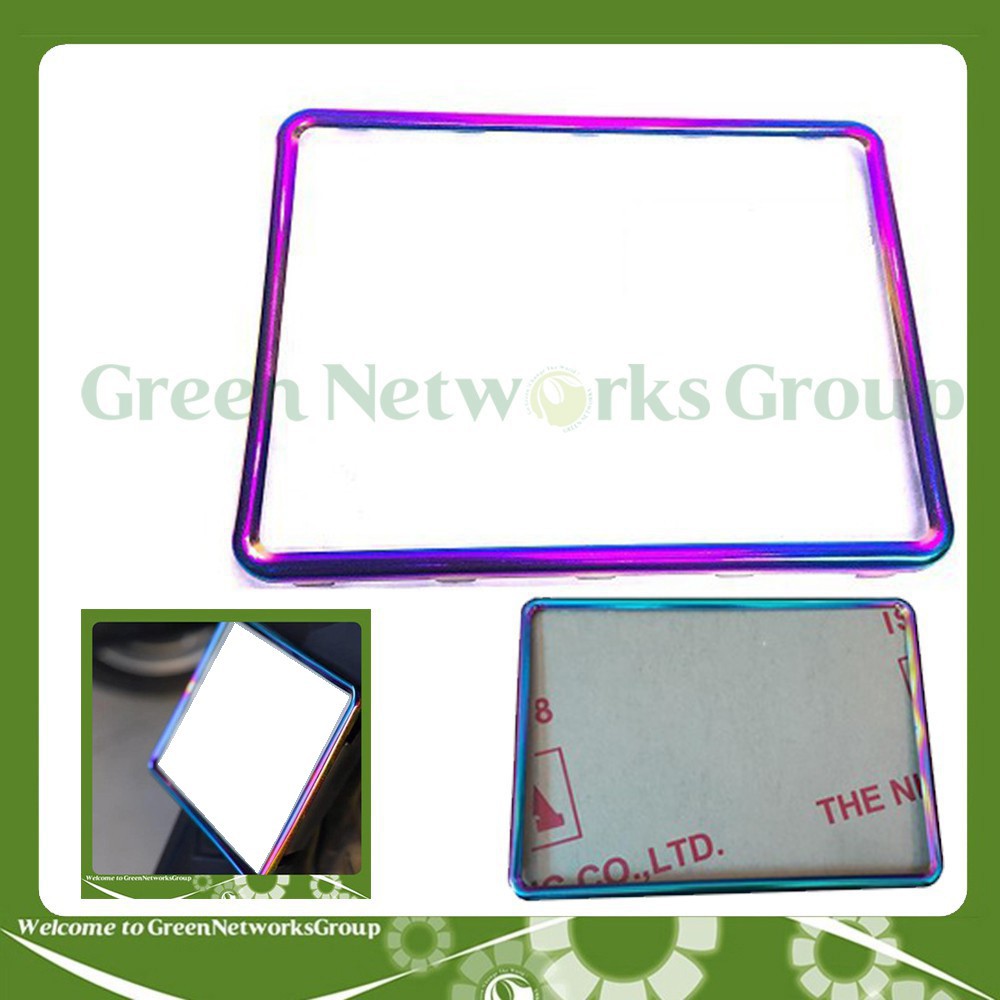 Khung biển số titan xi vàng mica GreenNetworks