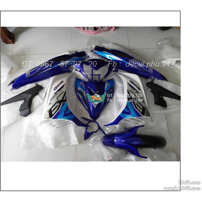 Tem rời exciter 135 Xanh Trắng (B)