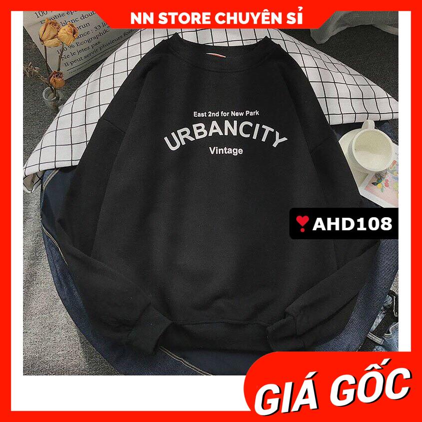 Áo hoodie nam nữ chất nỉ bông in chữ UBAN dễ thương AHD108 Áo nỉ chui Unisex