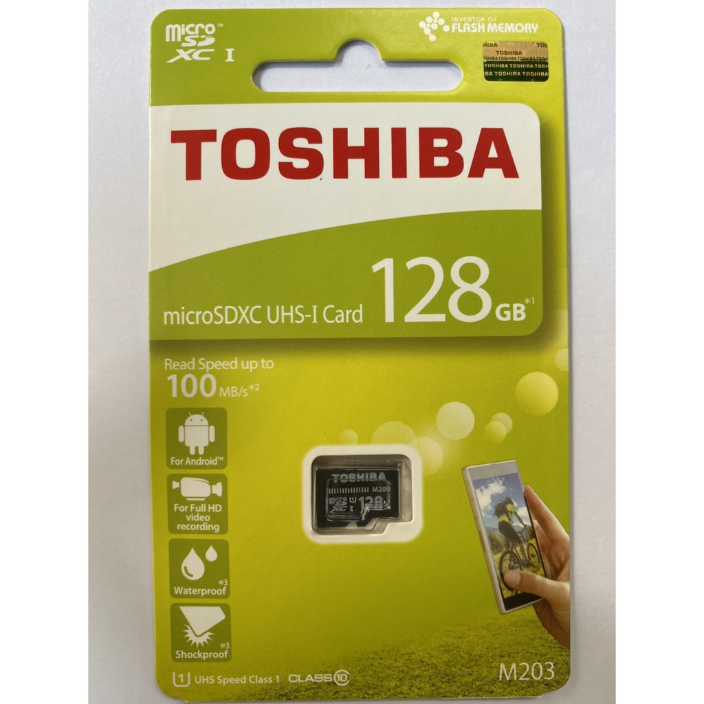 Thẻ Nhớ MicroSD ToShiBa M203 128GB Class 10 100mb/s Chính Hãng - 004460