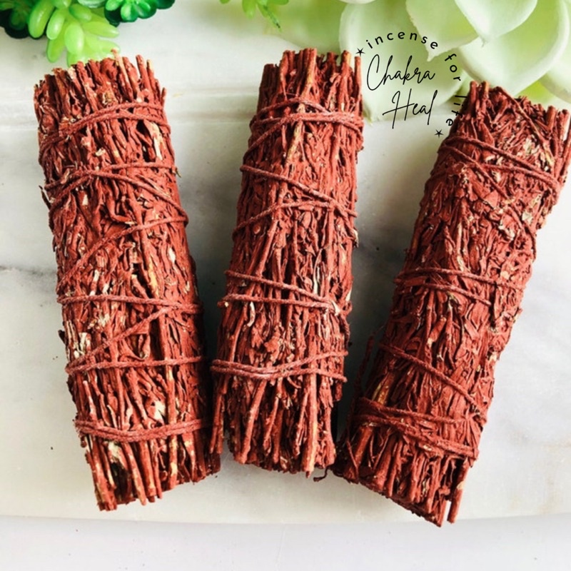Red Sage - Xô thơm đỏ Thảo Mộc Xông Nhà và Tinh Thần l Charka Heal Incense