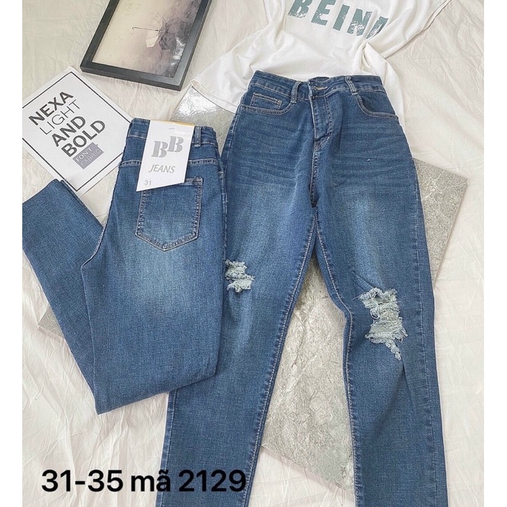 Quần jeans rách bigsize