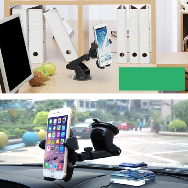 Giá đỡ điện thoại ốp chân không trên xe ô tô