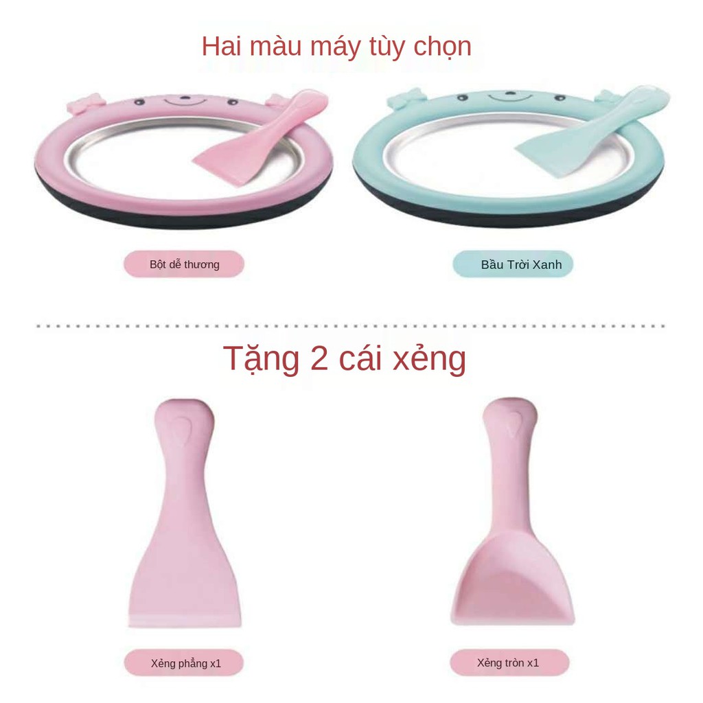 [net nổi tiếng] Máy làm sữa chua chiên nhà nhỏ gia đình kem mini khay đá que