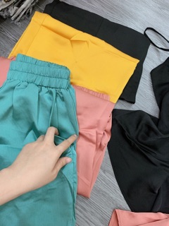 Bộ lụa 2 dây kèm loại mềm mát