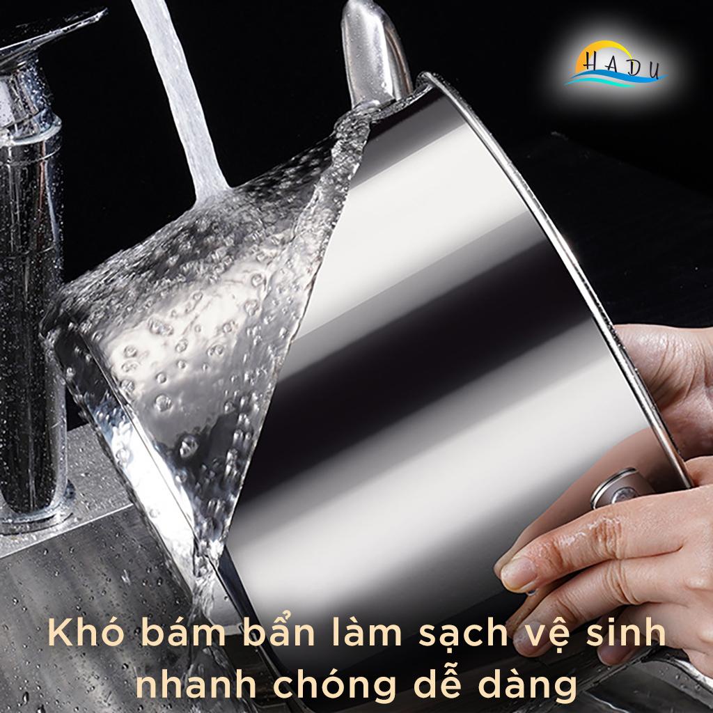 Nồi Luộc Gà Bếp Từ 22cm Inox 304 Cao Cấp Nắp Thủy Tinh Đạt Chất Lượng Đức SSGP