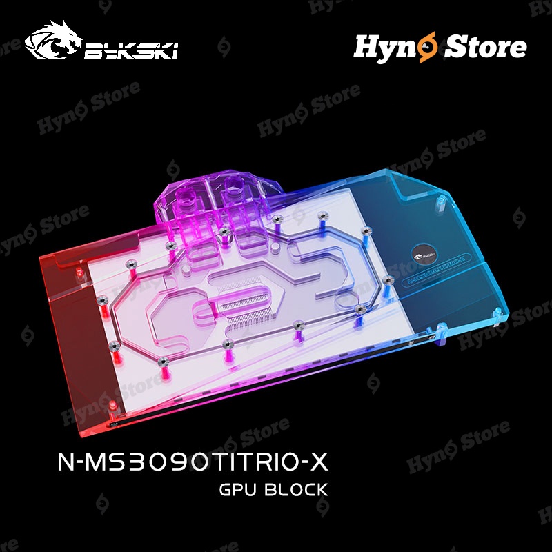 Block VGA Bykski N-MS3090TITRIO-X ARGB MSI 3090TI Tản nhiệt nước custom - Hyno Store