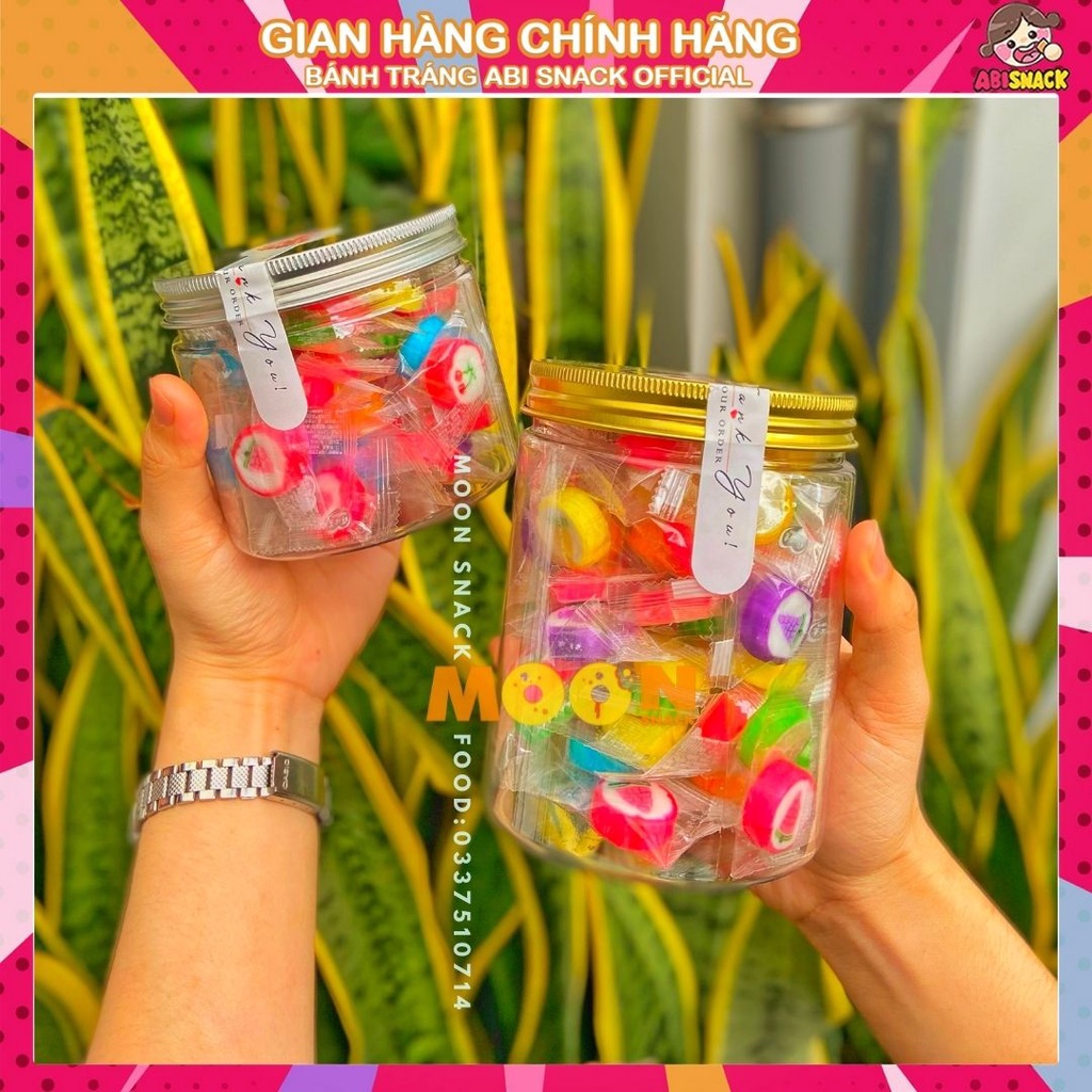 [KẸO TẾT] Kẹo cứng hương trái cây/ Kẹo cứng kim cương siêu ngon hủ sweet candy hủ 200g/300g