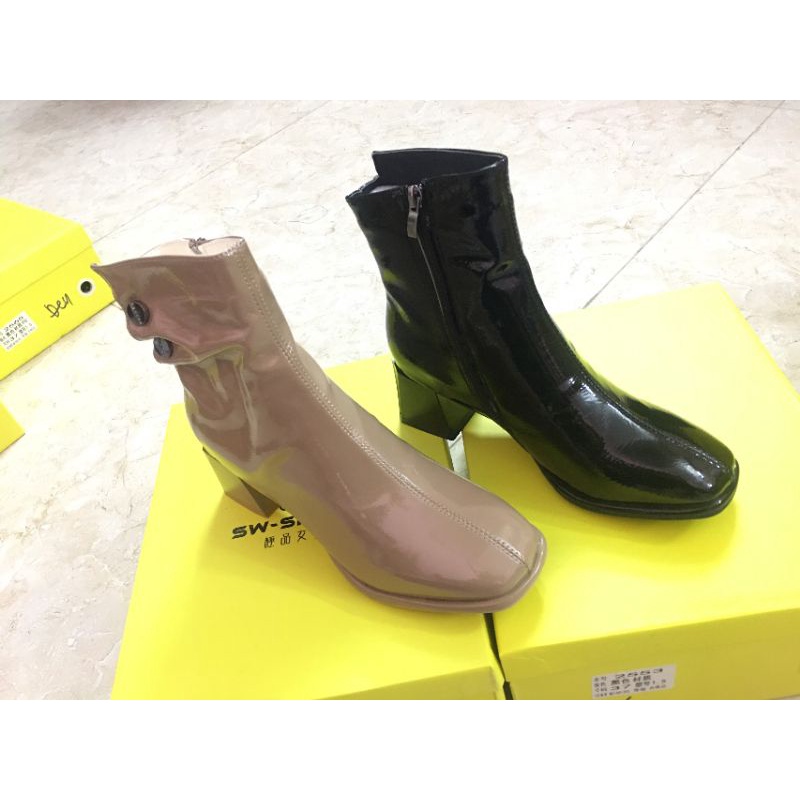 Boot xinh 2553 đen và nâu | BigBuy360 - bigbuy360.vn