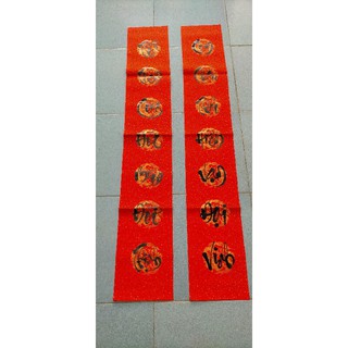 10 giấy xuyến đỏ. viết thư pháp