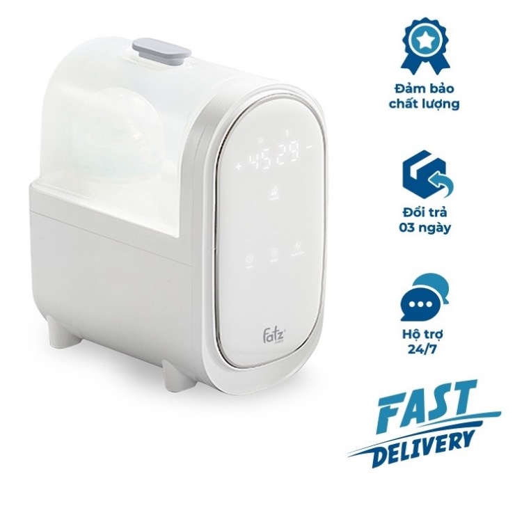 MÁY HÂM SỮA TIỆT TRÙNG ĐIỆN TỬ 2 BÌNH FATZ FATZBABY DUO 6 - FB3090CY