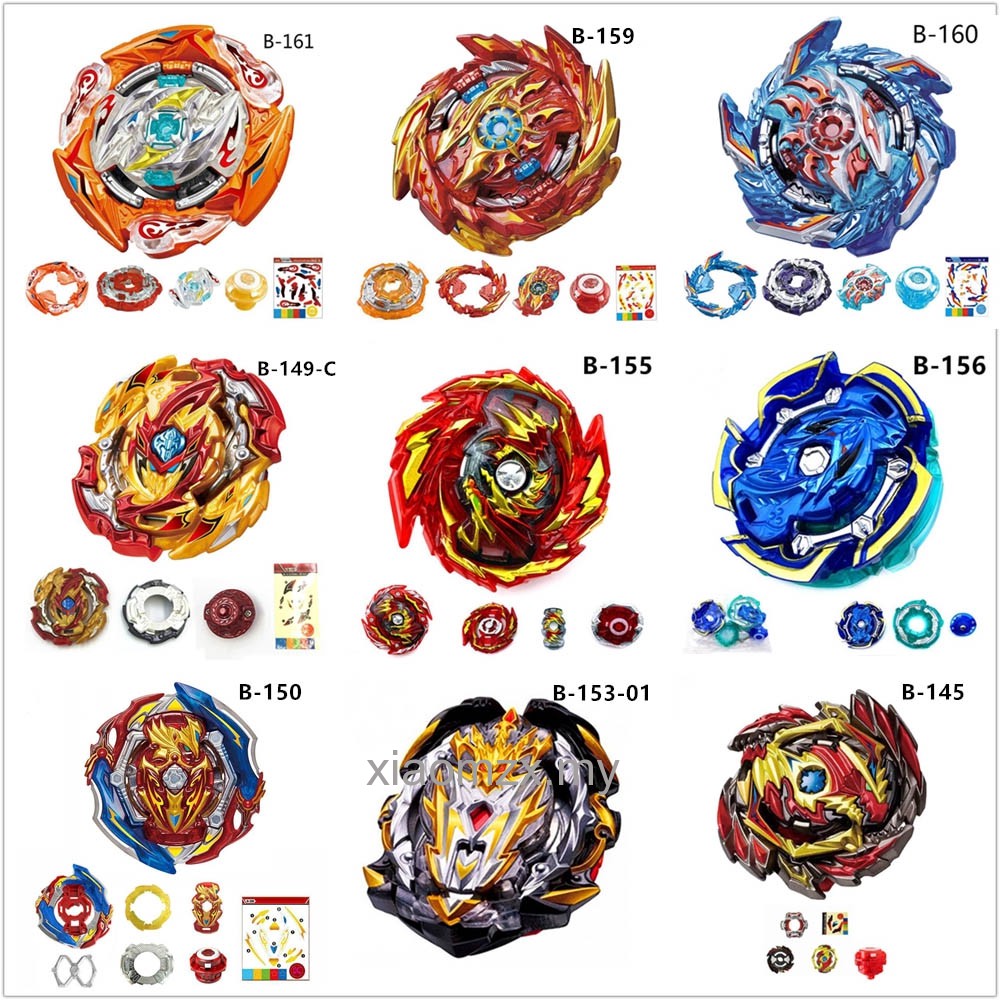 Beyblade Bộ Con Quay Đồ Chơi B-159 Super Hyperion Xceed B-161 Glide 160 King Helios.Zn B-156 Naked Spriggan Gt B-155 Master Diabolos B-150N B2856 Spriggan Gt B-145