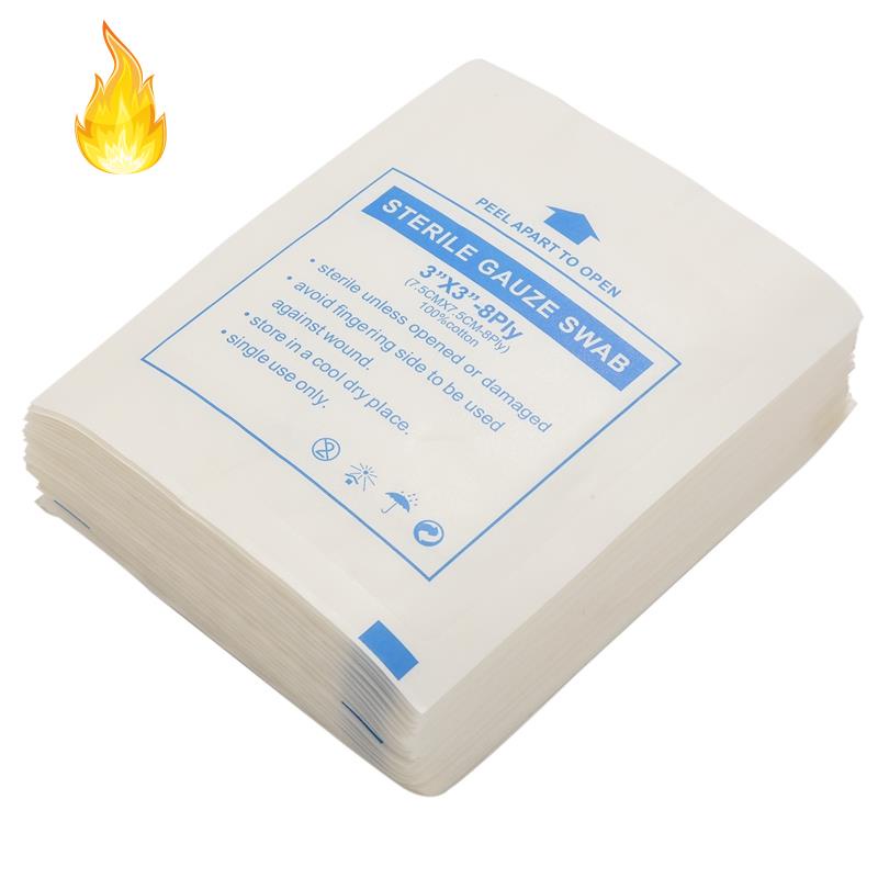 [Hàng mới về] Set 30 miếng gạc cotton y tế chống thấm nước tiện dụng