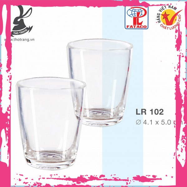 Ly Rượu LR102 Nhựa Trong Acrylic Cao Cấp Fataco Việt Nam