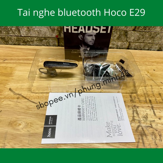 Tai nghe bluetooth HOCO E29 - Sản phẩm Chính hãng có bảo hành - Cam kết hình thật
