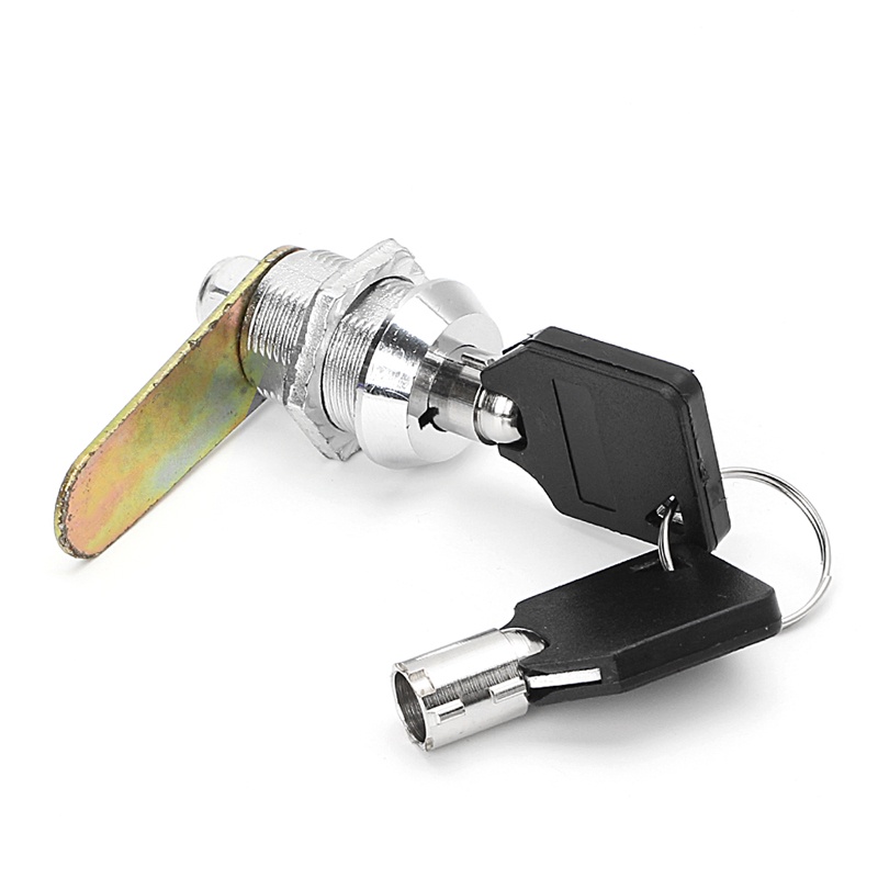 Bộ Ổ Khóa 20mm Kèm 2 Chìa Khóa Chuyên Dụng Cho Tủ Chén