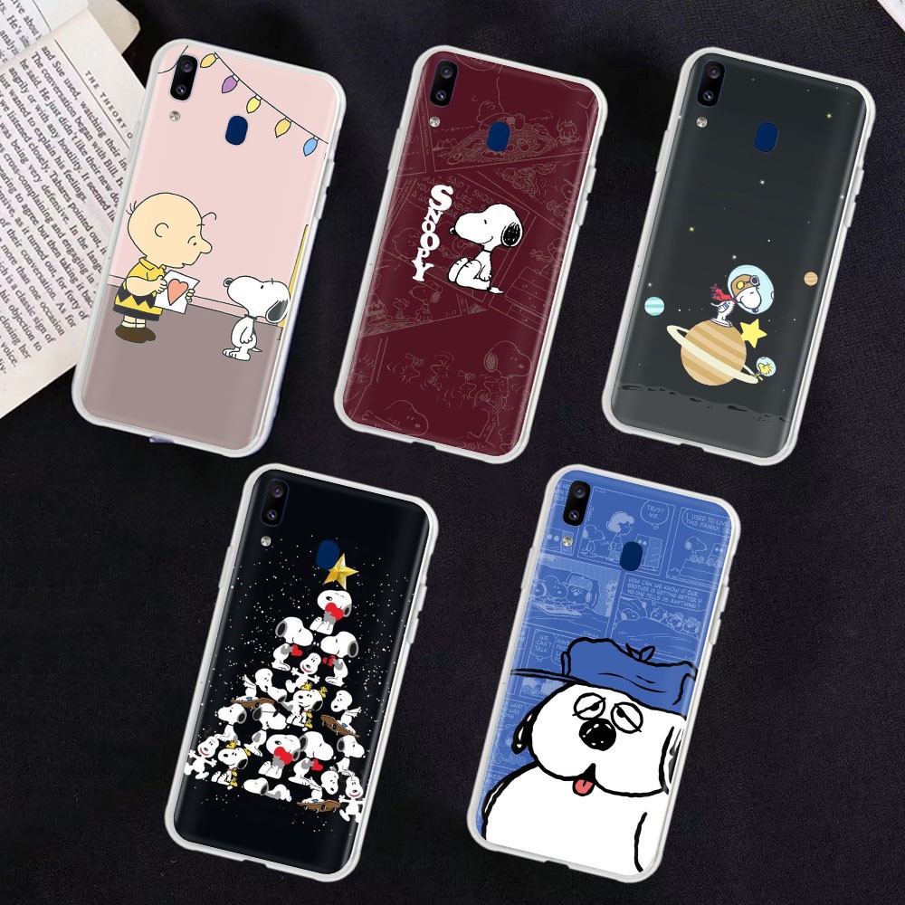 Ốp Điện Thoại Trong Suốt In Hình Snoopy Cho Asus ZenFone 2 Strix M2 4 Phone 4S 5Z M1 3 5 Shot Live ROG Pegasus Max Plus Pro