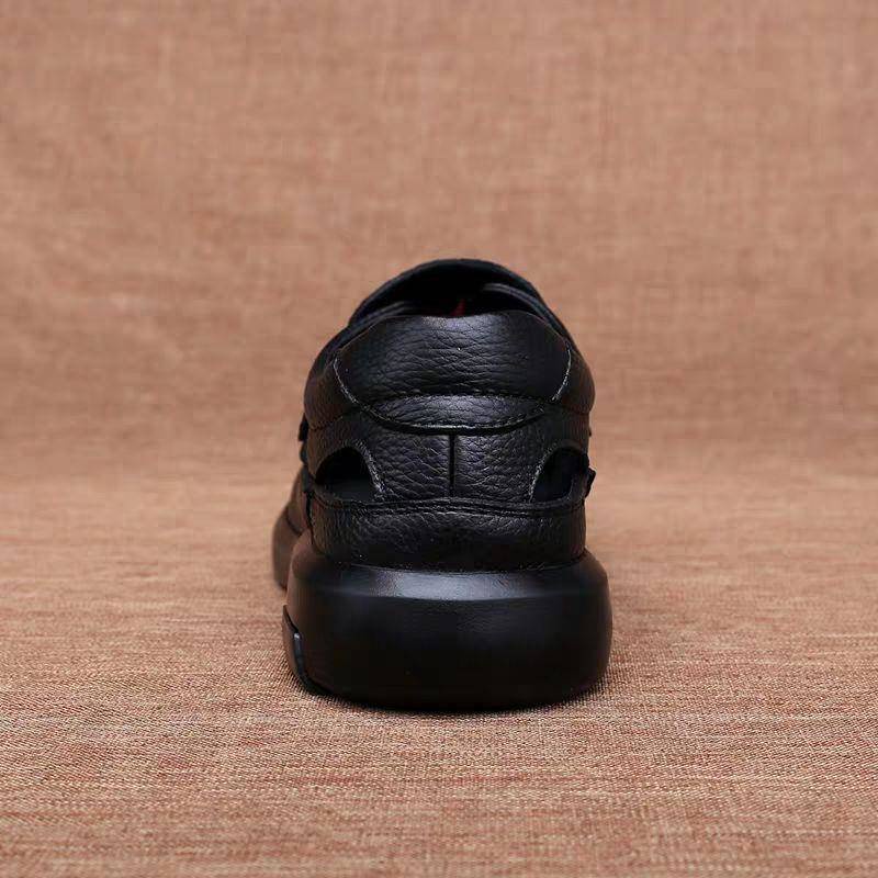 Sandal kulit Giày Sandal Nam Đế Mềm Thời Trang