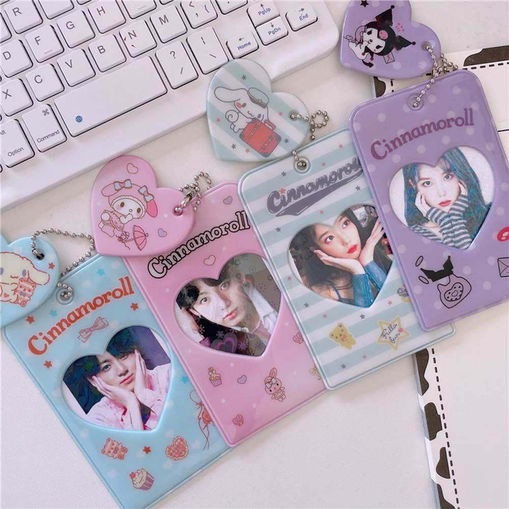 Vỏ Bọc Thẻ Chống Thấm Nước Có Móc Khóa In Hình Idol Dễ Thương Giá Đỡ