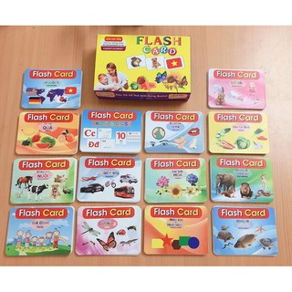 Thẻ học thông minh loại to - 14 chủ đề - kèm tô màu cho bé theo phương pháp Glenn Doman