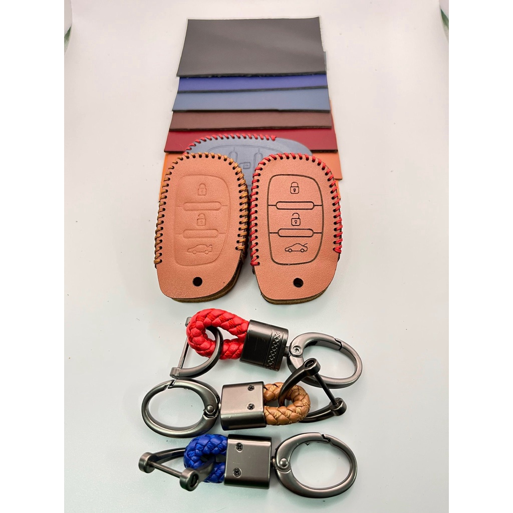 Bao da bảo vệ chìa khoá xe oto I10,ATLANTRA,TUCSION GIÁ TẬN XƯƠNG