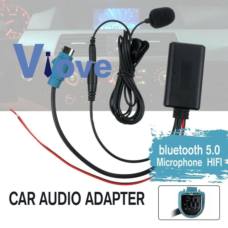 Cáp Chuyển Đổi Âm Thanh Kết Nối Bluetooth 5.0 Cho Đầu Đĩa Cd Trên Xe Hơi