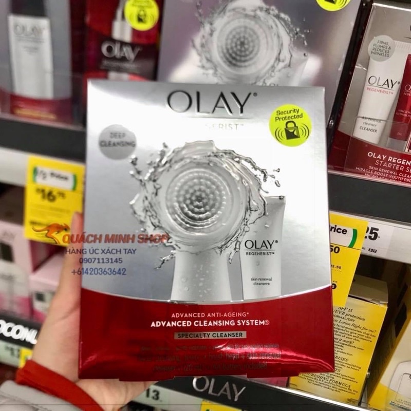 Máy rửa mặt siêu xịn Olay Úc