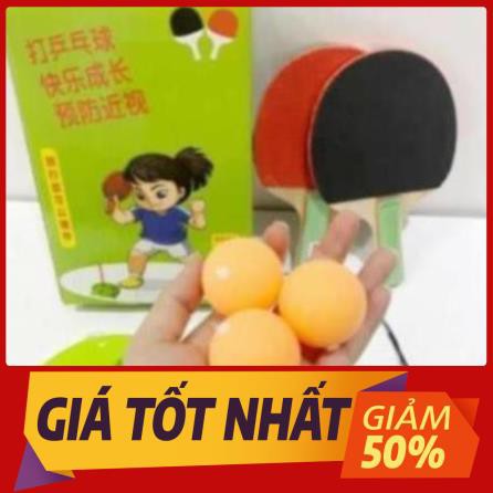 Bộ đồ chơi bóng bàn không cần bàn luyện tập trung cho trẻ giảm stress