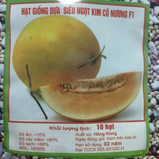 Bán Hạt giống Dưa siêu ngọt kim cô nương 10 hạt hàng đẹp