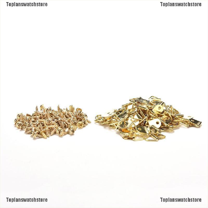 Set 100 Móc Tam Giác Treo Khung Ảnh Kèm Ốc Vít