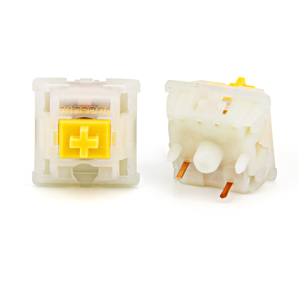 10 cái 35 cái / đơn vị cắm Gateron đóng hộp Công tắc vàng Pro 5 chân Công tắc Gateron KS-3X1 cho bàn phím cơ