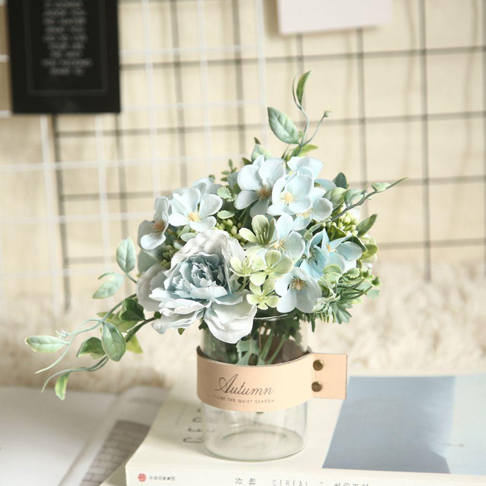 Bó Hoa Giả Bằng Lụa Dùng Trang Trí Tiệc Cưới / Sân Vườn DIY