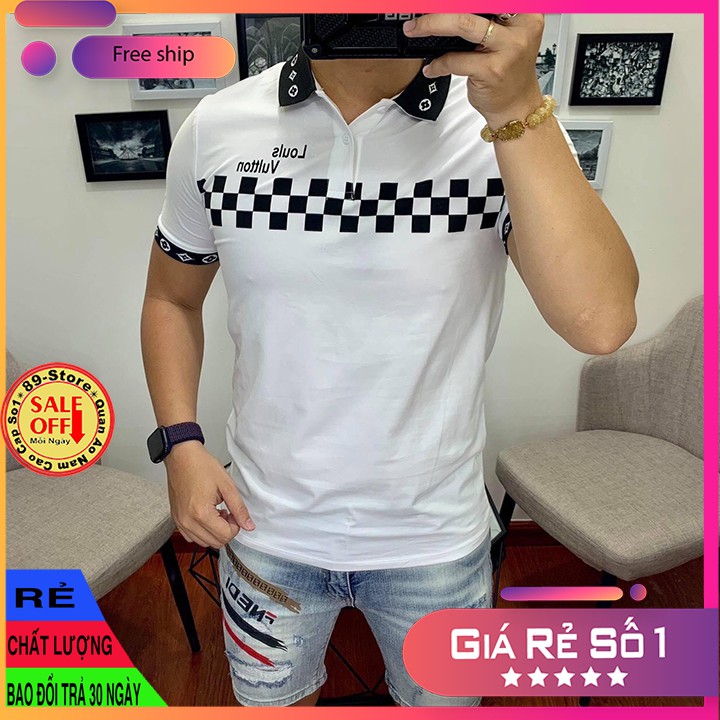Áo Thun Nam Tay Ngắn Có Cổ Cao Cấp Thích Hợp Moi Lứa Tuổi Cam Kết Về Chất Lượng 🌟GIÁ RẺ NHẤT🌟